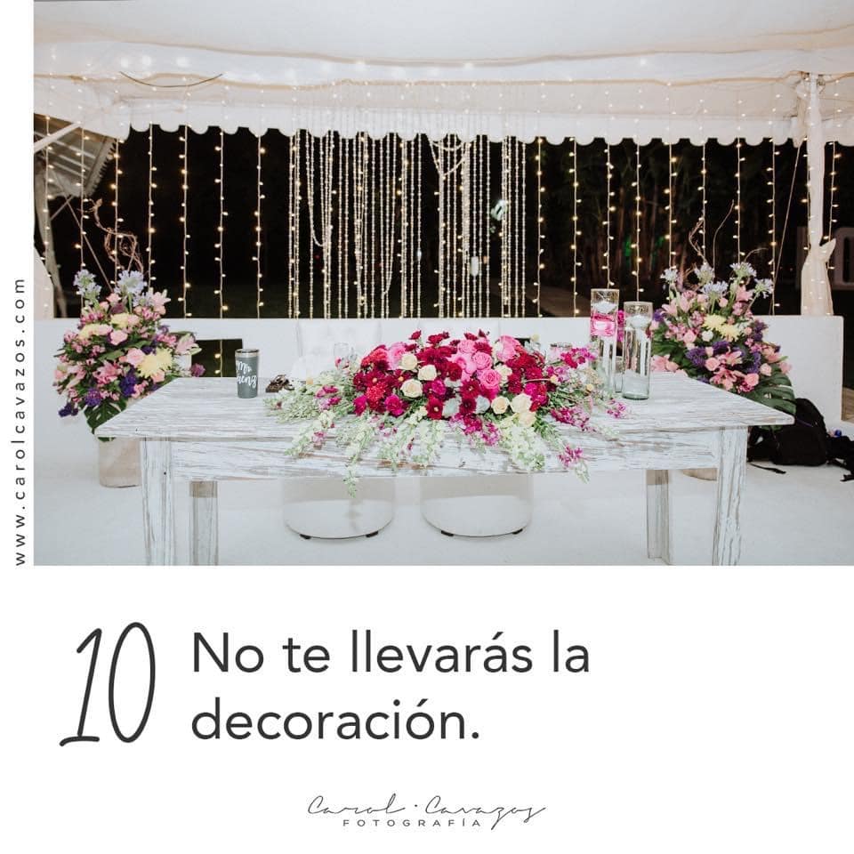 No te llevarás la decoración
